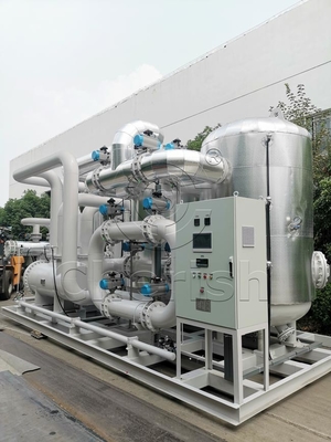 مصنع غاز الأكسجين PSA المثبت على الجليد 66Nm3 / Hr 0.8Mpa